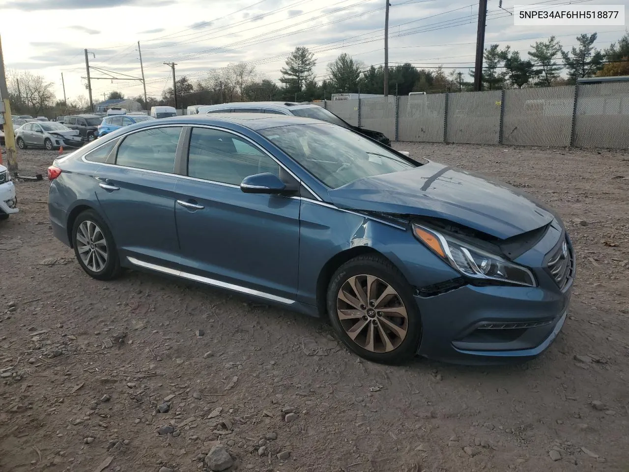 2017 Hyundai Sonata Sport VIN: 5NPE34AF6HH518877 Lot: 78273804