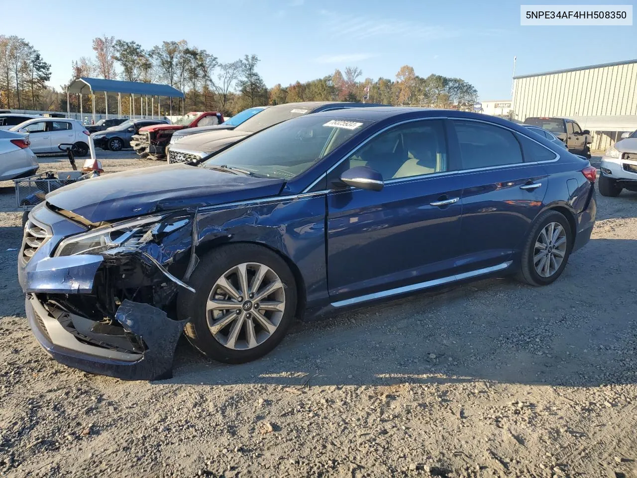 2017 Hyundai Sonata Sport VIN: 5NPE34AF4HH508350 Lot: 78325934