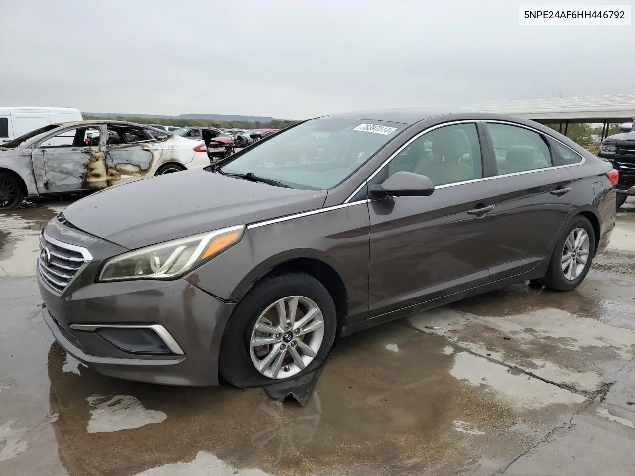 2017 Hyundai Sonata Se VIN: 5NPE24AF6HH446792 Lot: 78397314