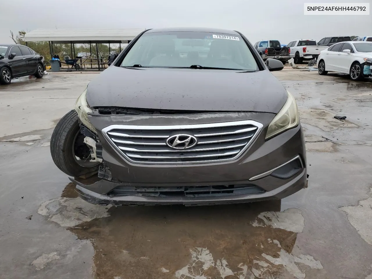 2017 Hyundai Sonata Se VIN: 5NPE24AF6HH446792 Lot: 78397314