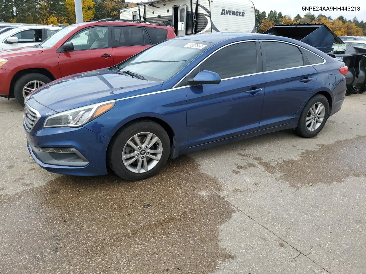 2017 Hyundai Sonata Eco VIN: 5NPE24AA9HH443213 Lot: 78527664