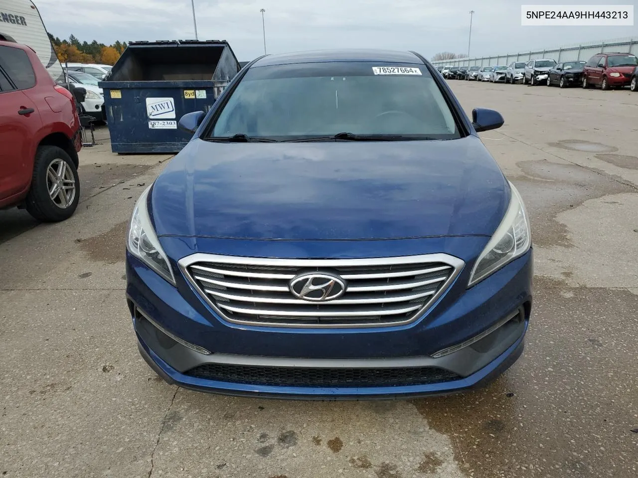 2017 Hyundai Sonata Eco VIN: 5NPE24AA9HH443213 Lot: 78527664