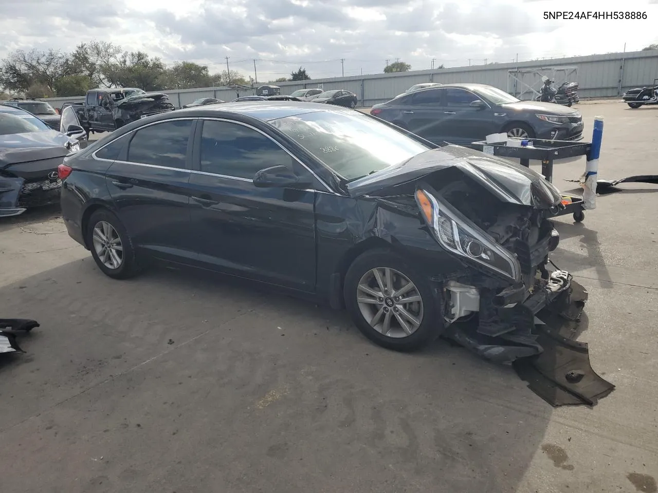 2017 Hyundai Sonata Se VIN: 5NPE24AF4HH538886 Lot: 78539744