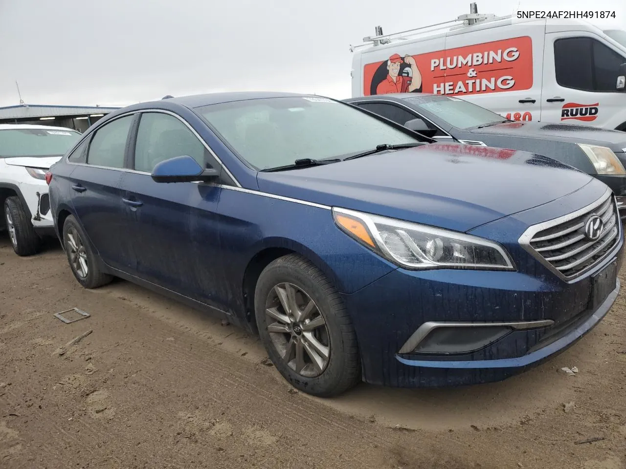 2017 Hyundai Sonata Se VIN: 5NPE24AF2HH491874 Lot: 78540734