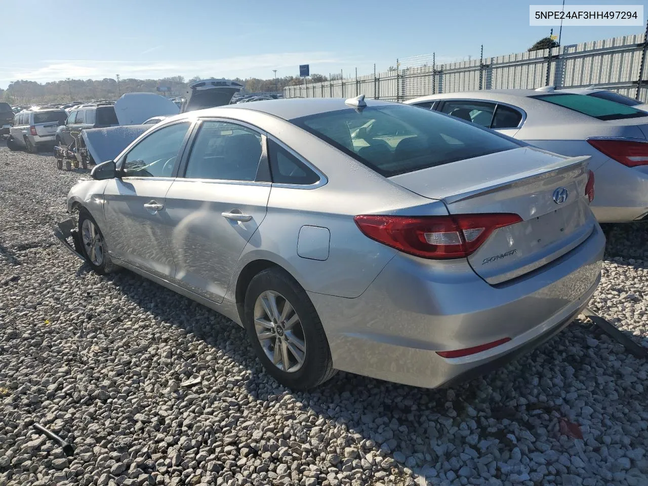 2017 Hyundai Sonata Se VIN: 5NPE24AF3HH497294 Lot: 78590994