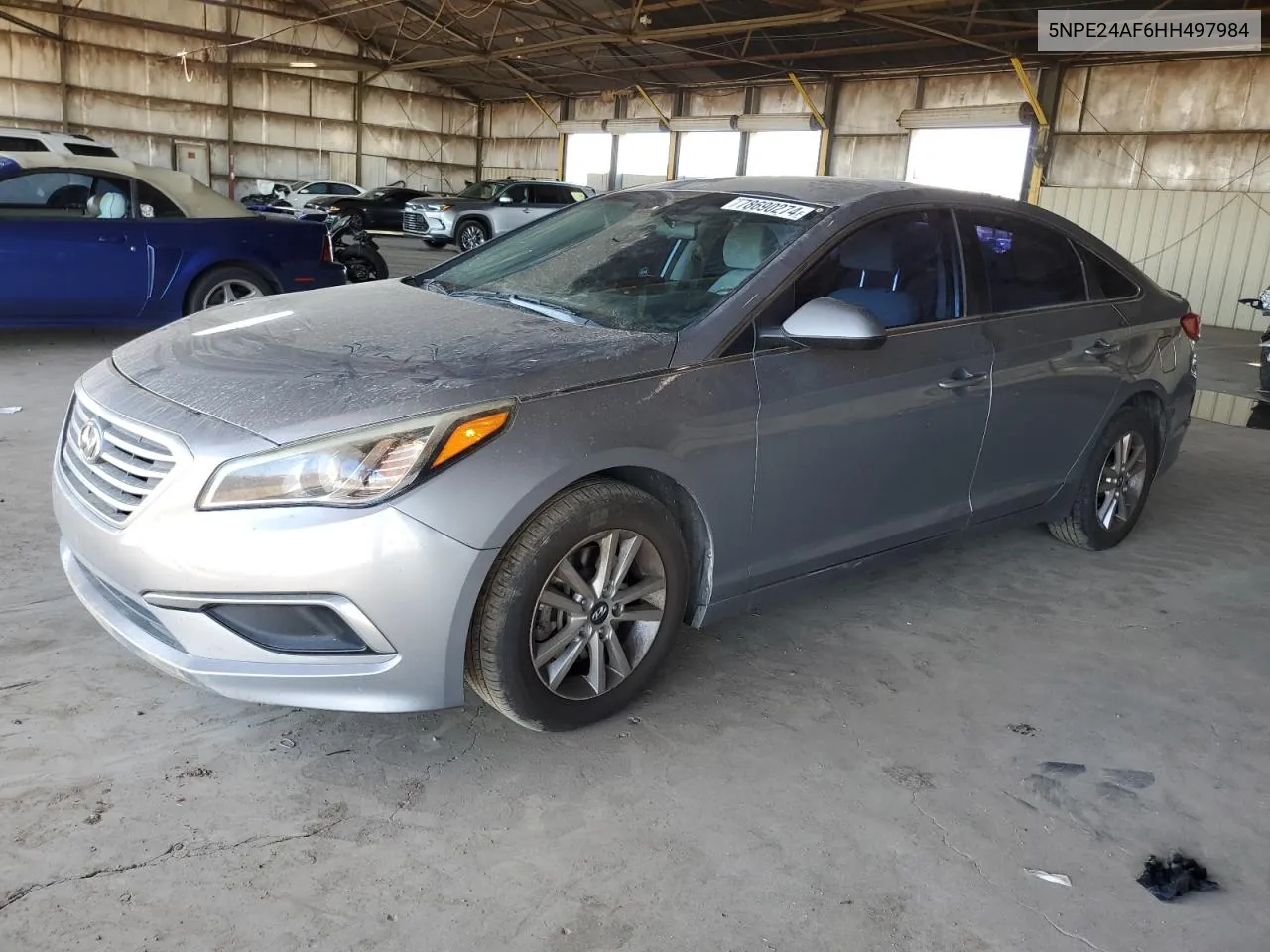 2017 Hyundai Sonata Se VIN: 5NPE24AF6HH497984 Lot: 78690274