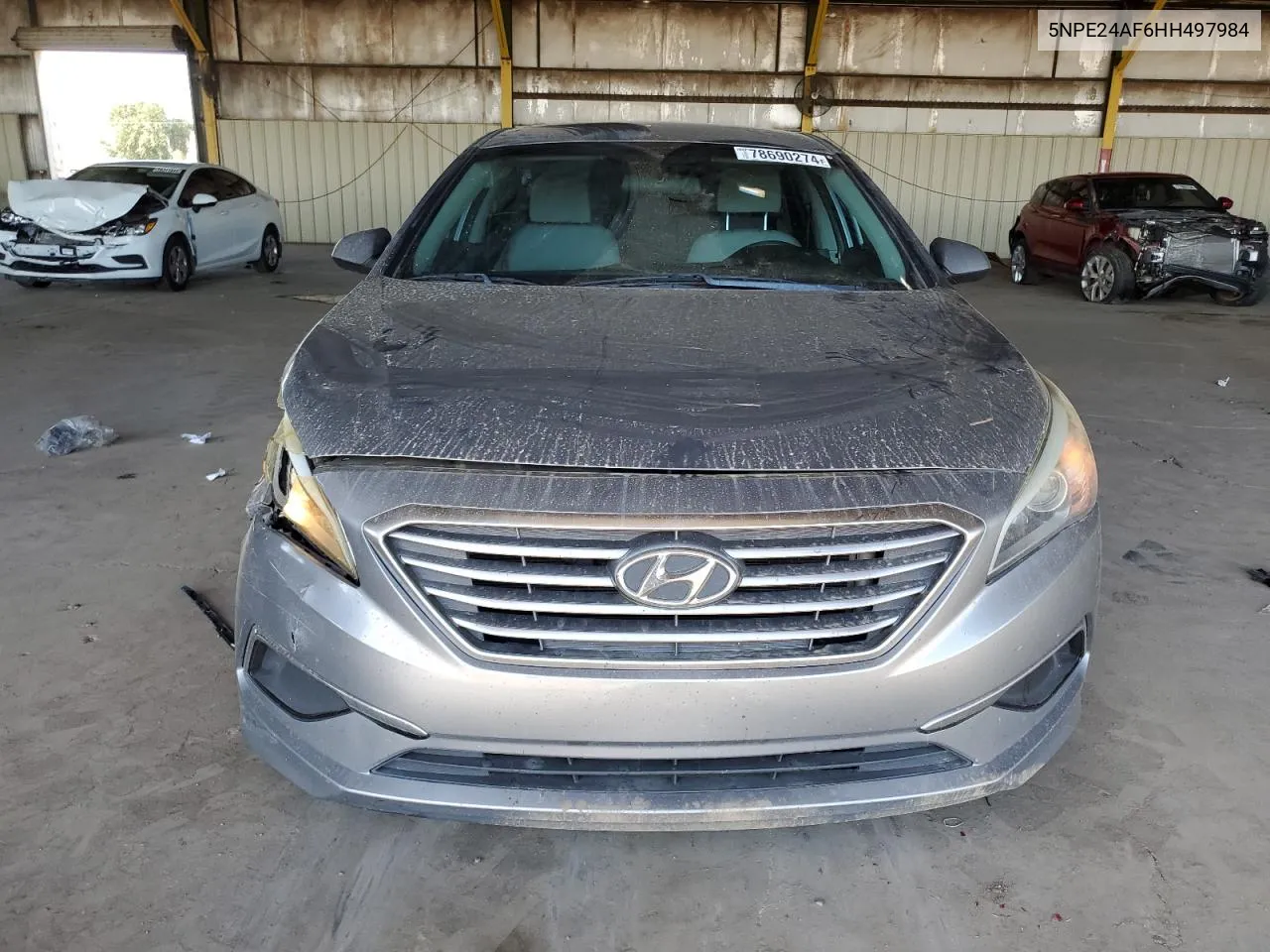 2017 Hyundai Sonata Se VIN: 5NPE24AF6HH497984 Lot: 78690274