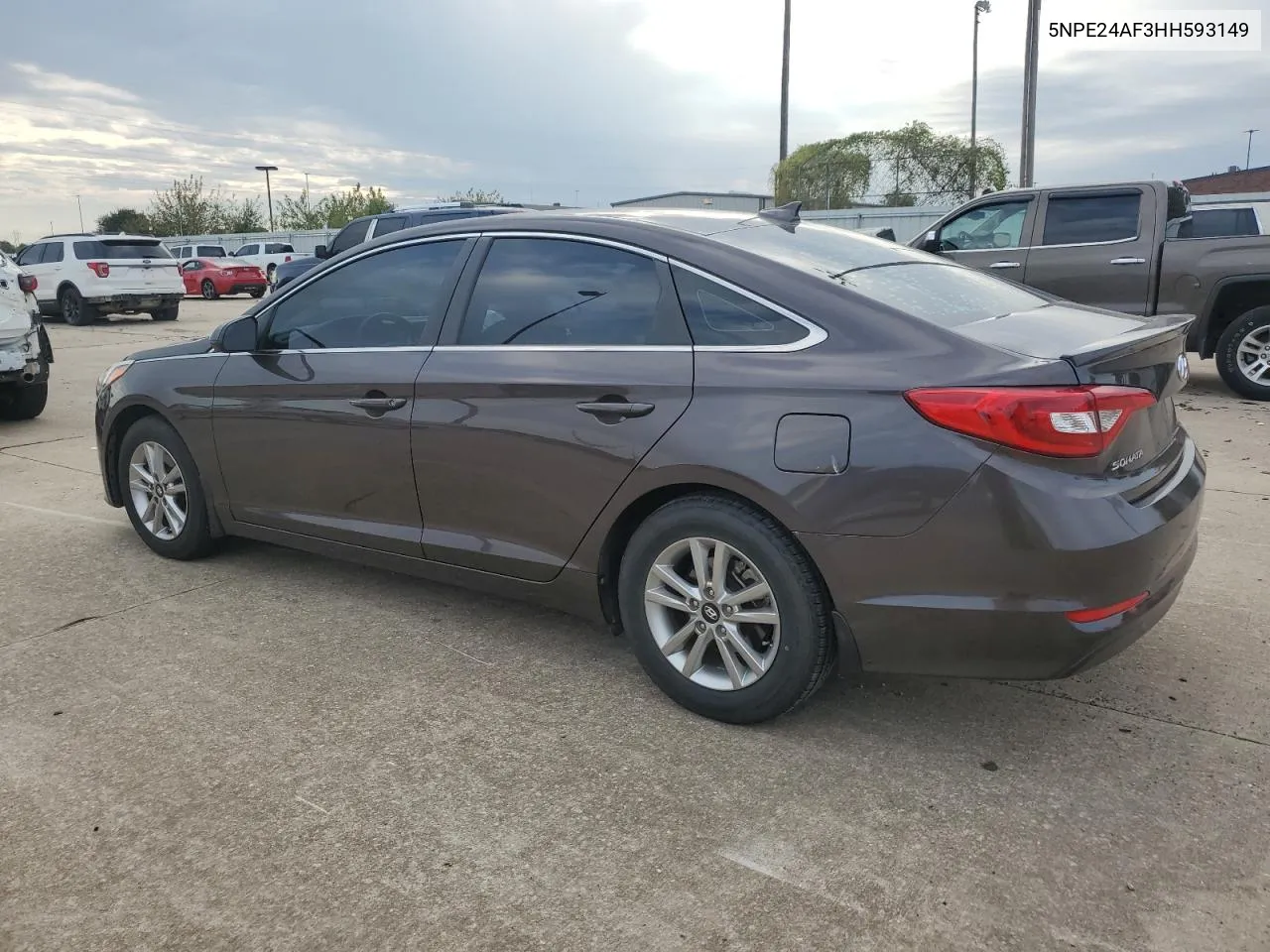 2017 Hyundai Sonata Se VIN: 5NPE24AF3HH593149 Lot: 78809304