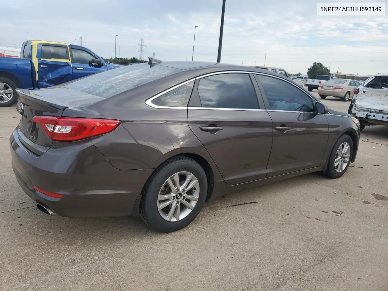 2017 Hyundai Sonata Se VIN: 5NPE24AF3HH593149 Lot: 78809304