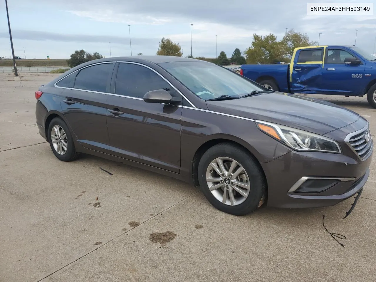 2017 Hyundai Sonata Se VIN: 5NPE24AF3HH593149 Lot: 78809304