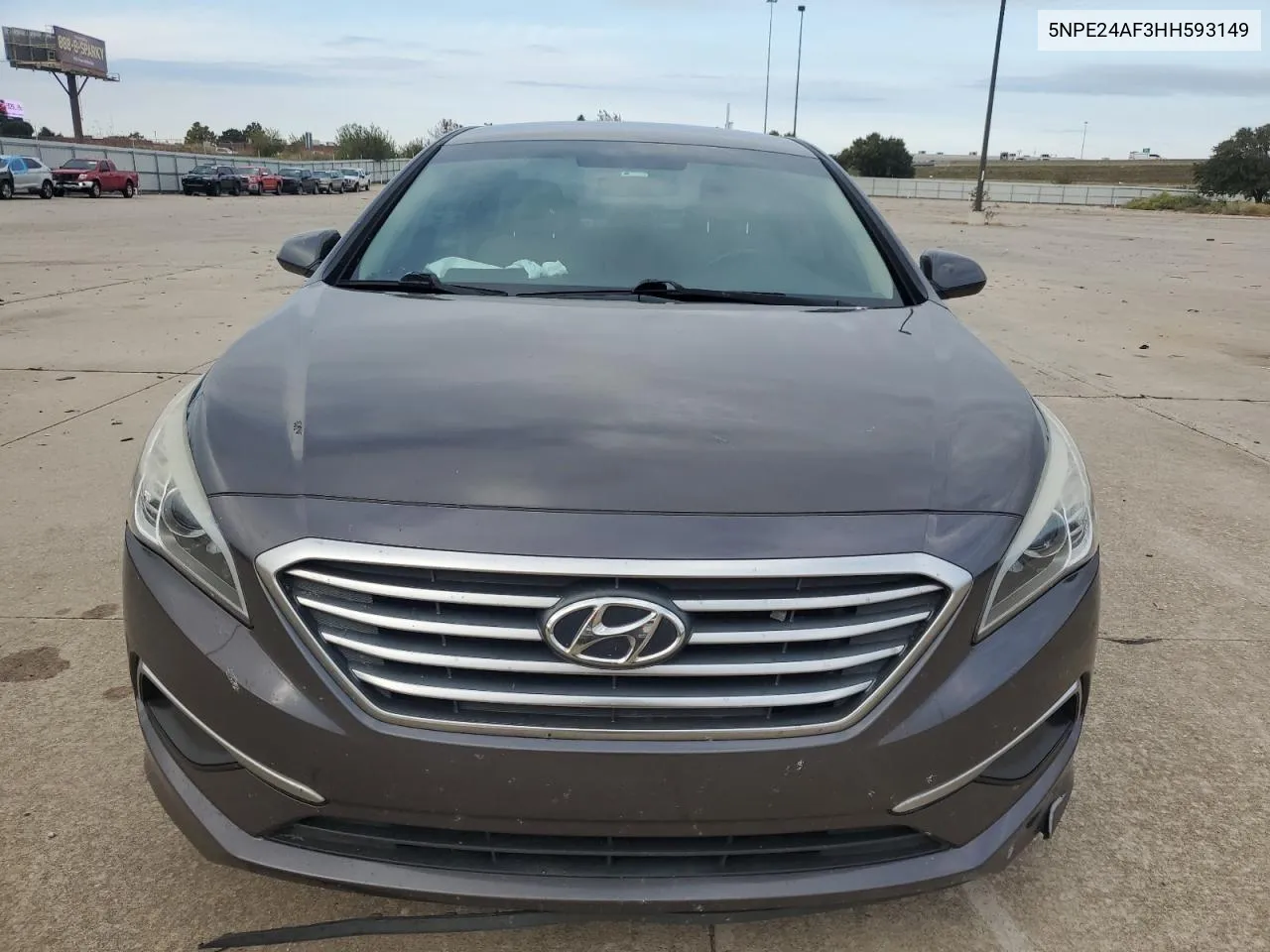 2017 Hyundai Sonata Se VIN: 5NPE24AF3HH593149 Lot: 78809304