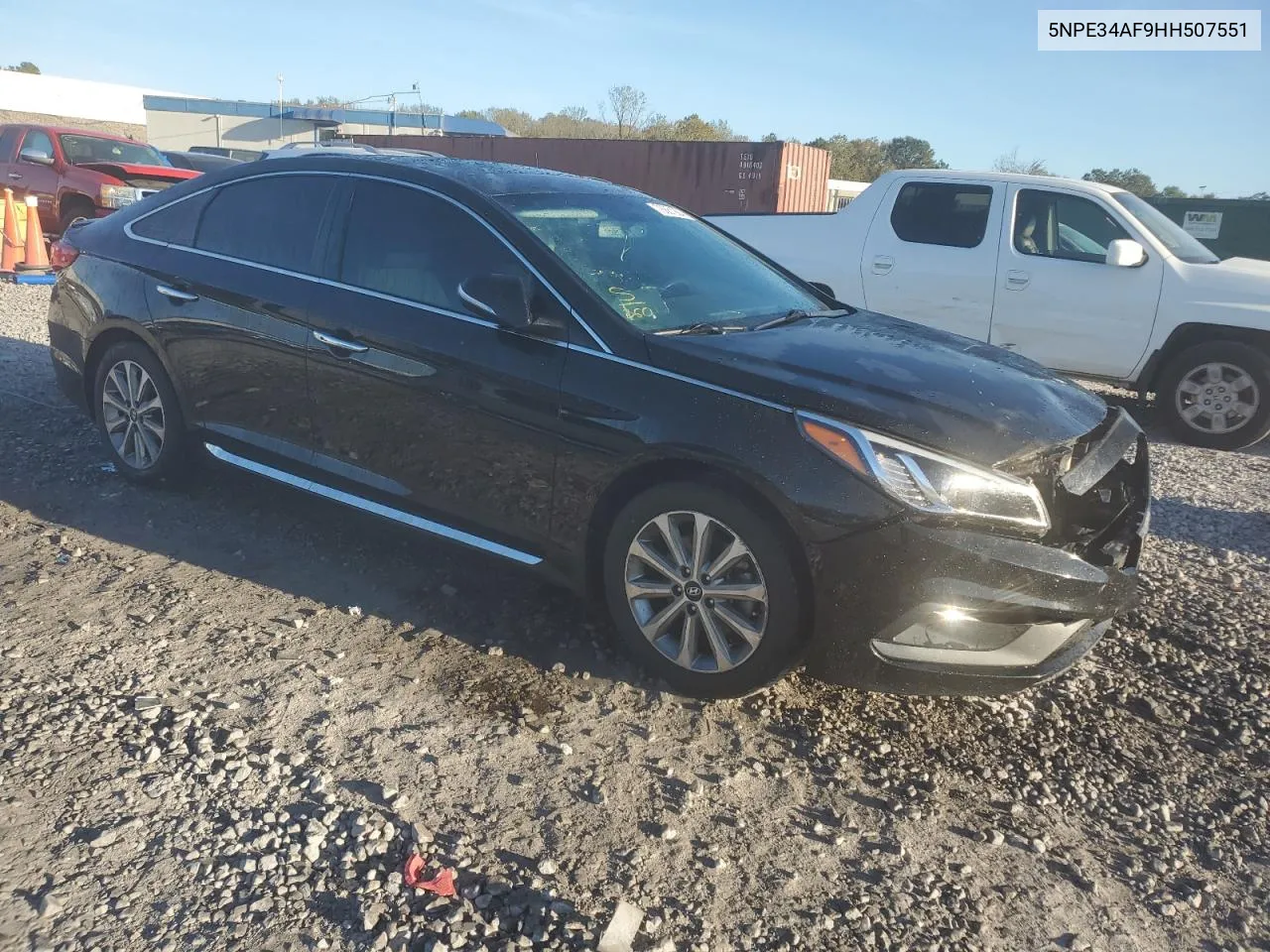 2017 Hyundai Sonata Sport VIN: 5NPE34AF9HH507551 Lot: 78861904