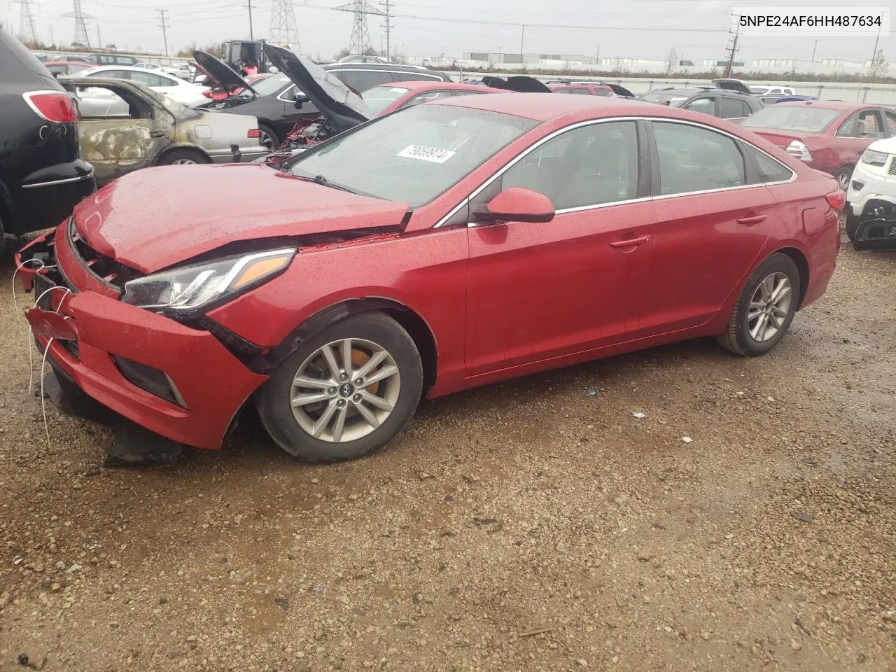 2017 Hyundai Sonata Se VIN: 5NPE24AF6HH487634 Lot: 79059974