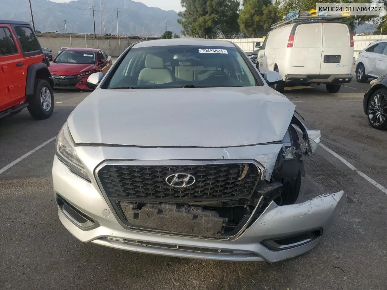 2017 Hyundai Sonata Hybrid VIN: KMHE24L31HA064207 Lot: 79498824