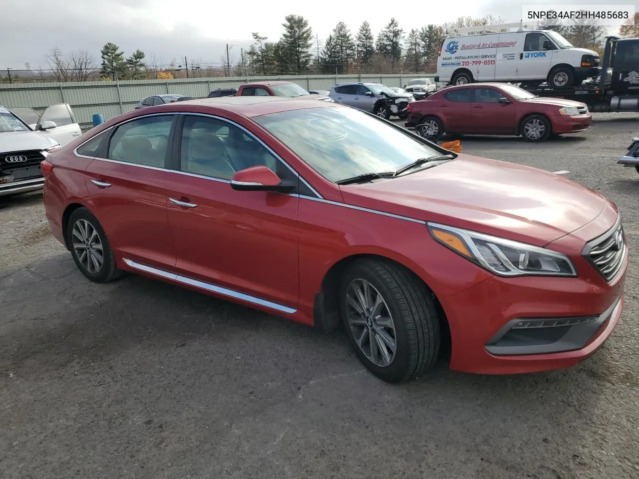 2017 Hyundai Sonata Sport VIN: 5NPE34AF2HH485683 Lot: 79524964