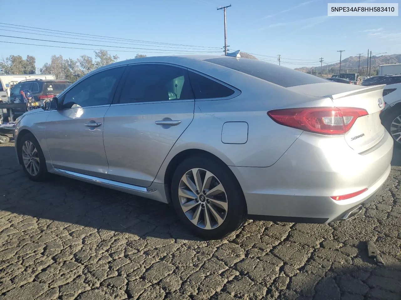 2017 Hyundai Sonata Sport VIN: 5NPE34AF8HH583410 Lot: 79565464