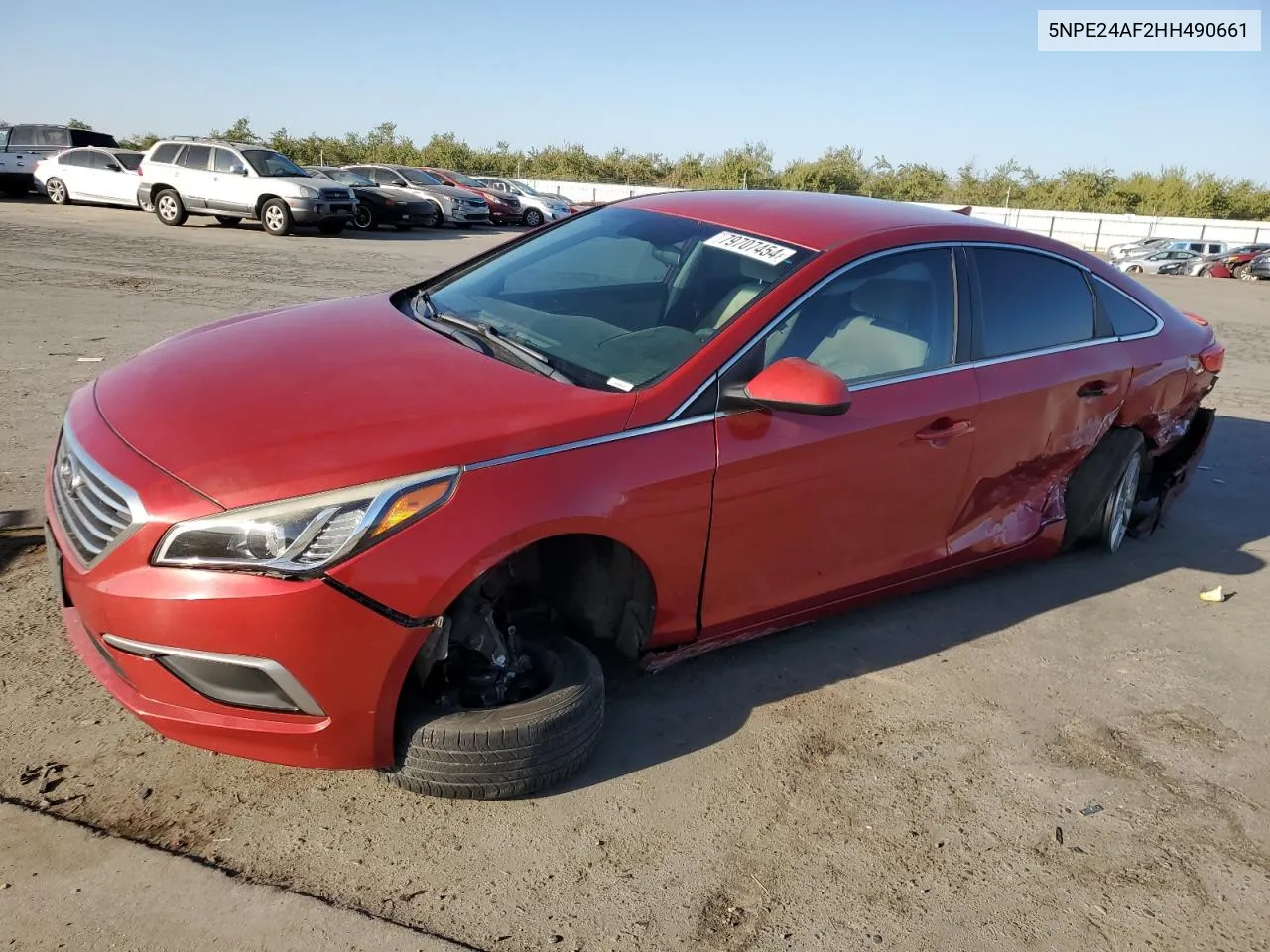 2017 Hyundai Sonata Se VIN: 5NPE24AF2HH490661 Lot: 79707454