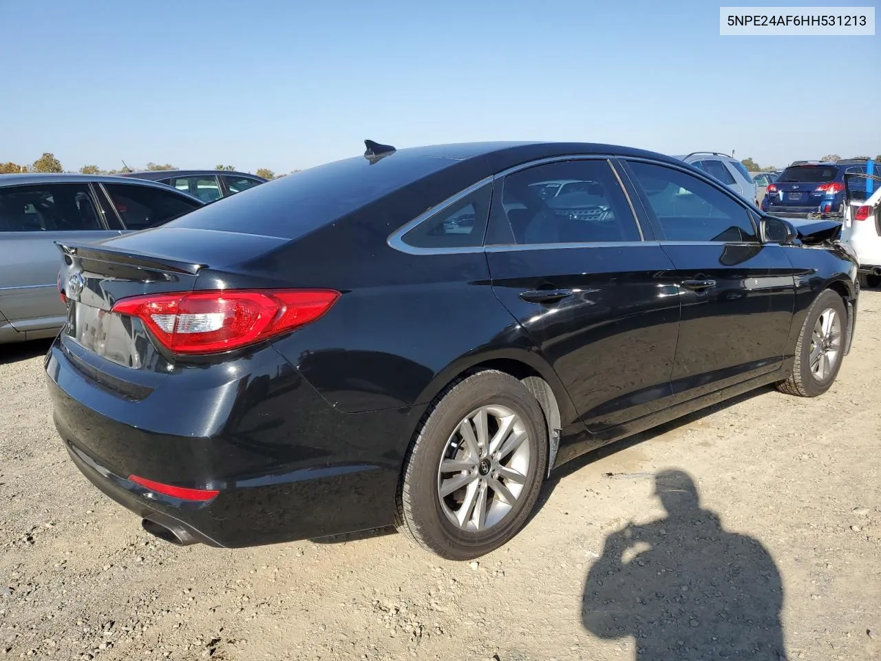 2017 Hyundai Sonata Se VIN: 5NPE24AF6HH531213 Lot: 80053424