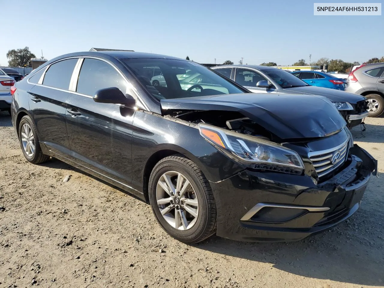 2017 Hyundai Sonata Se VIN: 5NPE24AF6HH531213 Lot: 80053424