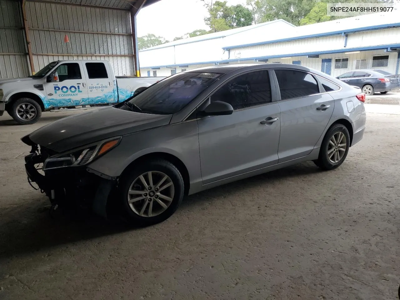 2017 Hyundai Sonata Se VIN: 5NPE24AF8HH519077 Lot: 80135204