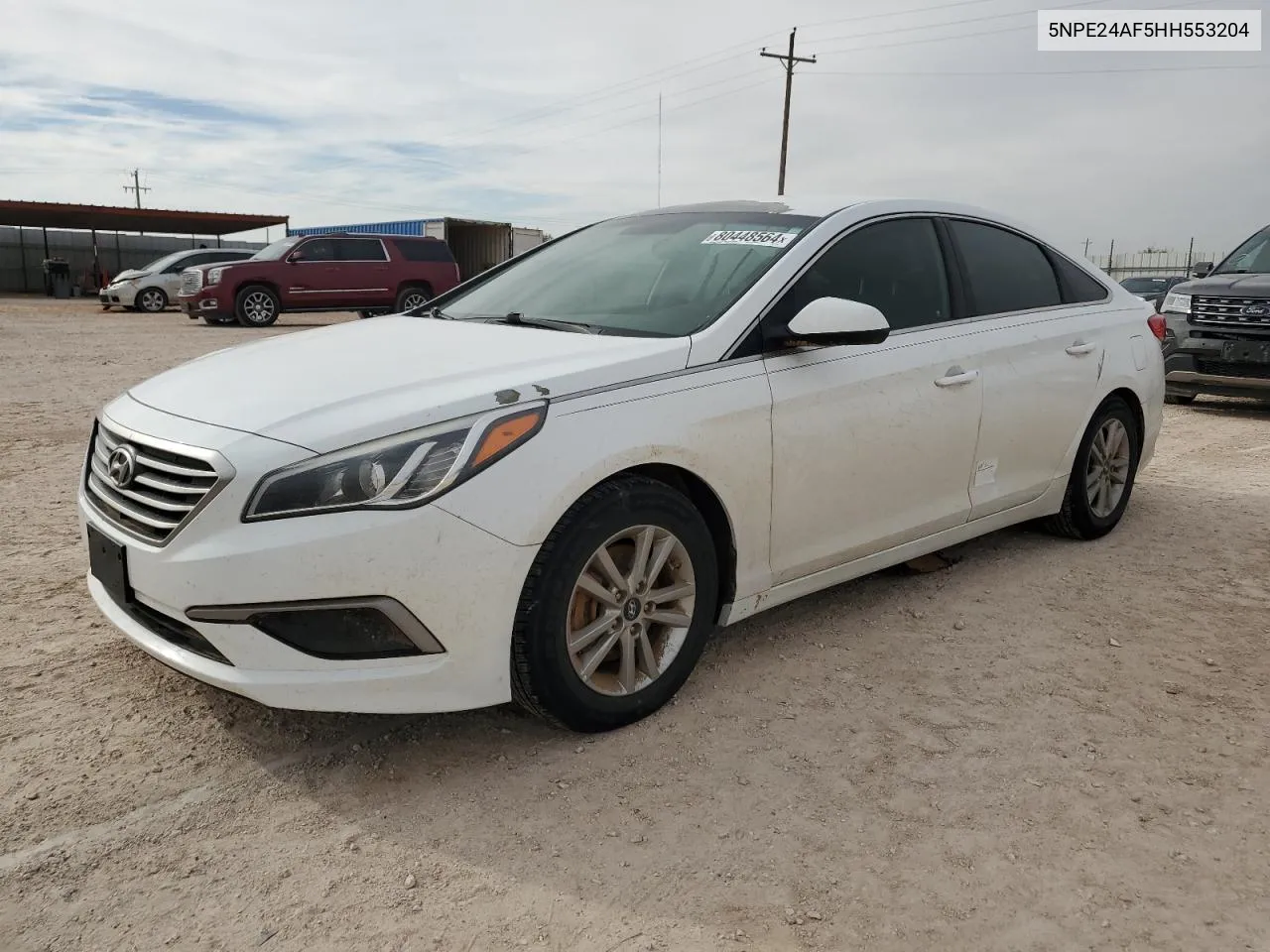 2017 Hyundai Sonata Se VIN: 5NPE24AF5HH553204 Lot: 80448564