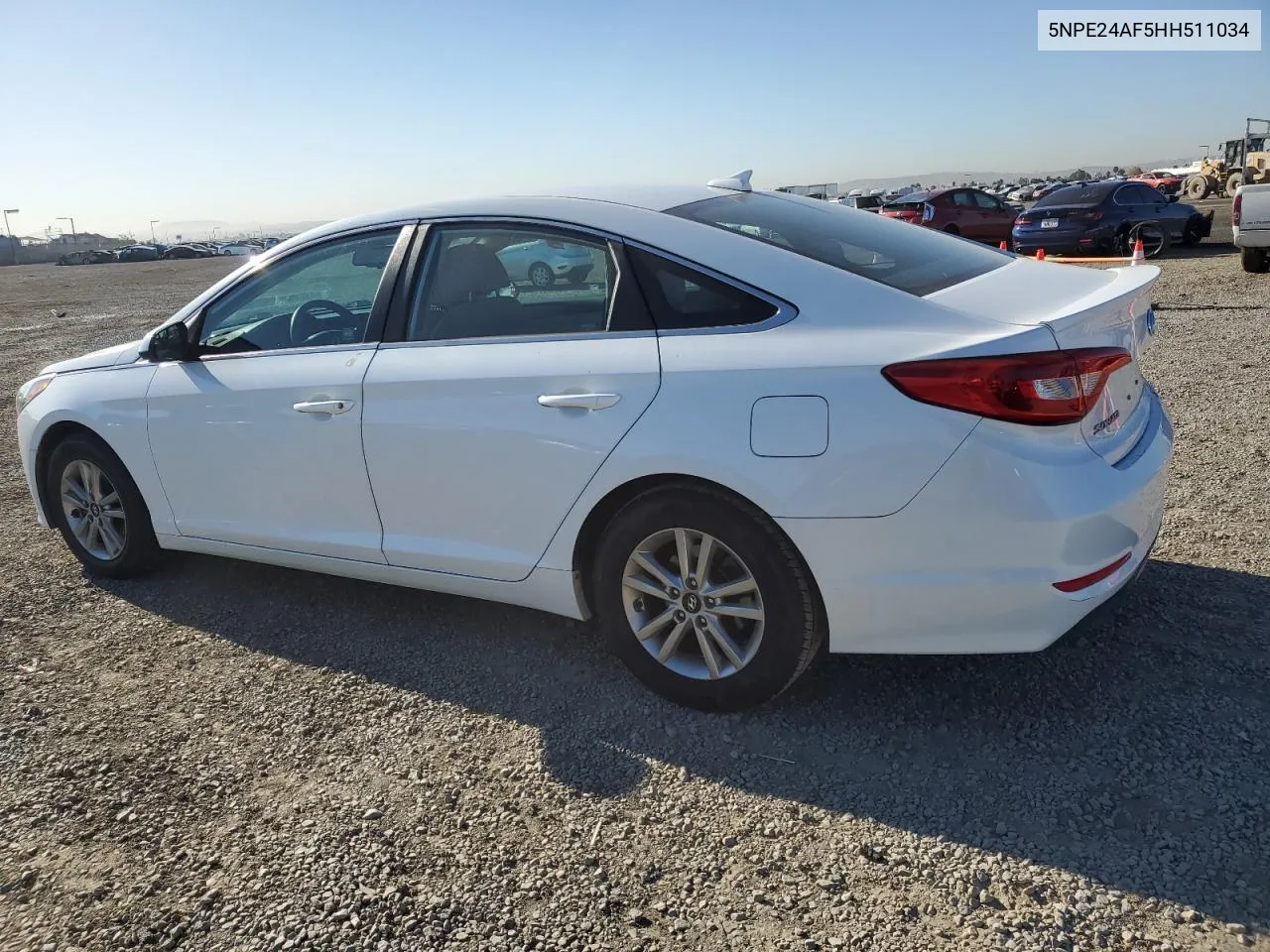 2017 Hyundai Sonata Se VIN: 5NPE24AF5HH511034 Lot: 80774214