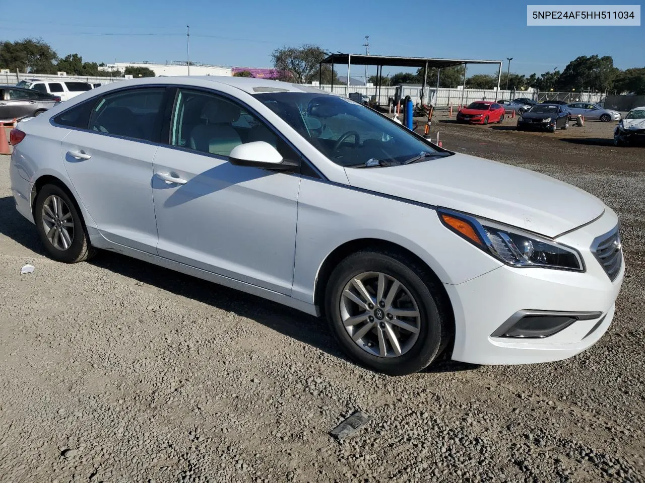 2017 Hyundai Sonata Se VIN: 5NPE24AF5HH511034 Lot: 80774214