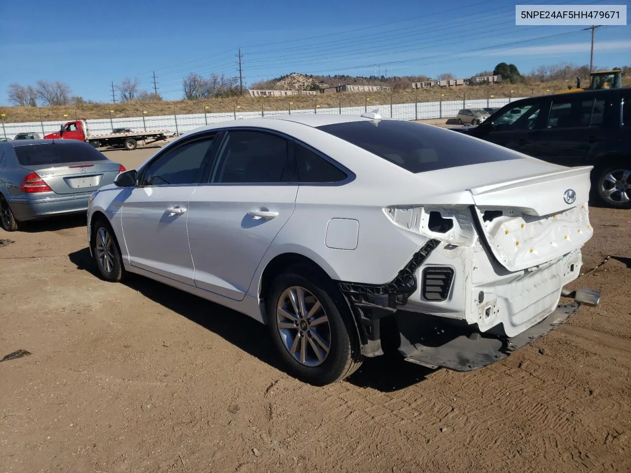 2017 Hyundai Sonata Se VIN: 5NPE24AF5HH479671 Lot: 80799224