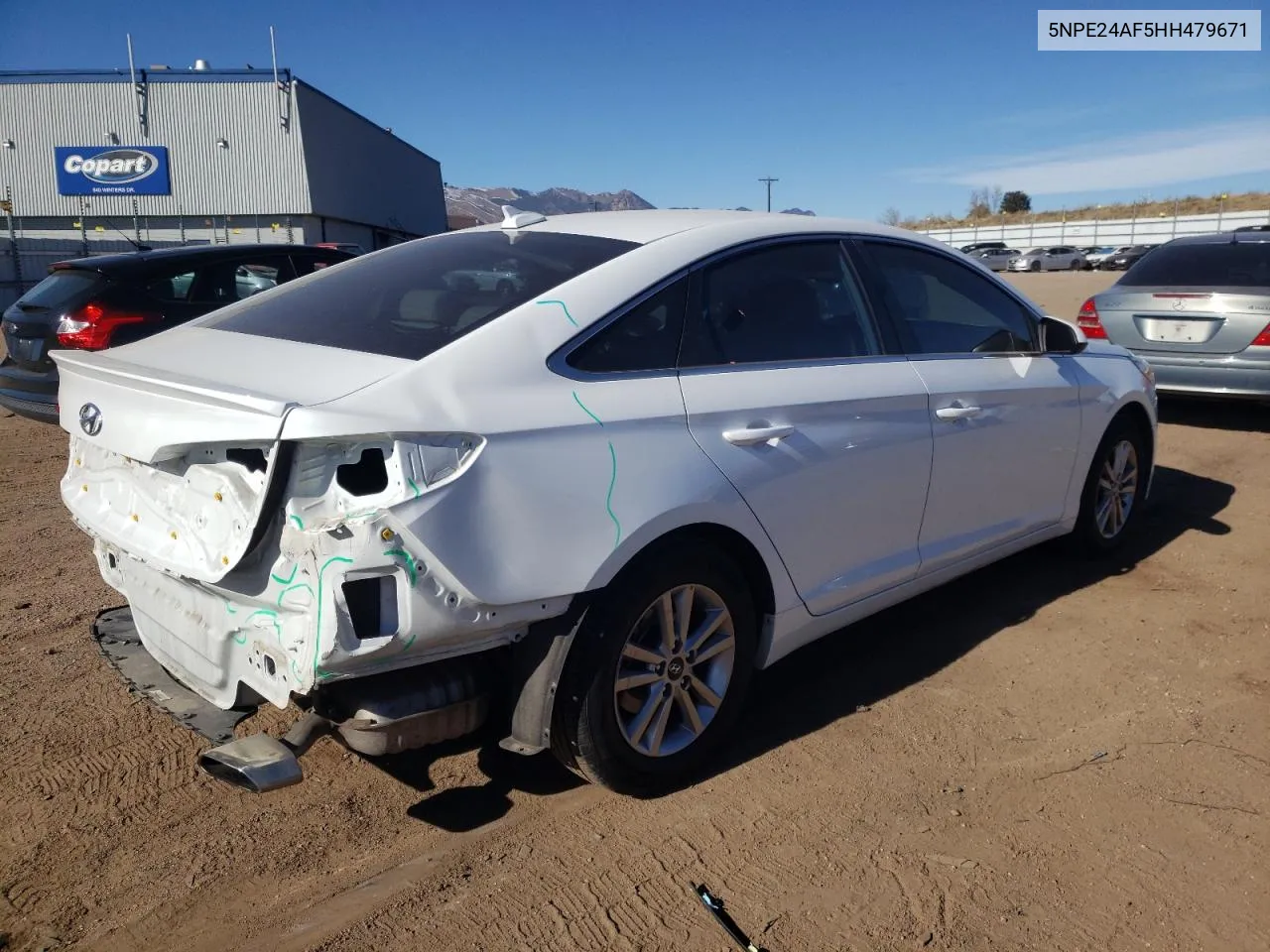 2017 Hyundai Sonata Se VIN: 5NPE24AF5HH479671 Lot: 80799224