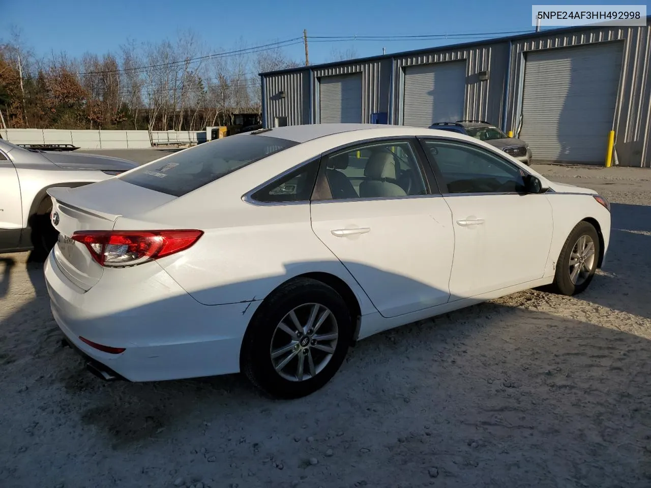 2017 Hyundai Sonata Se VIN: 5NPE24AF3HH492998 Lot: 80895344