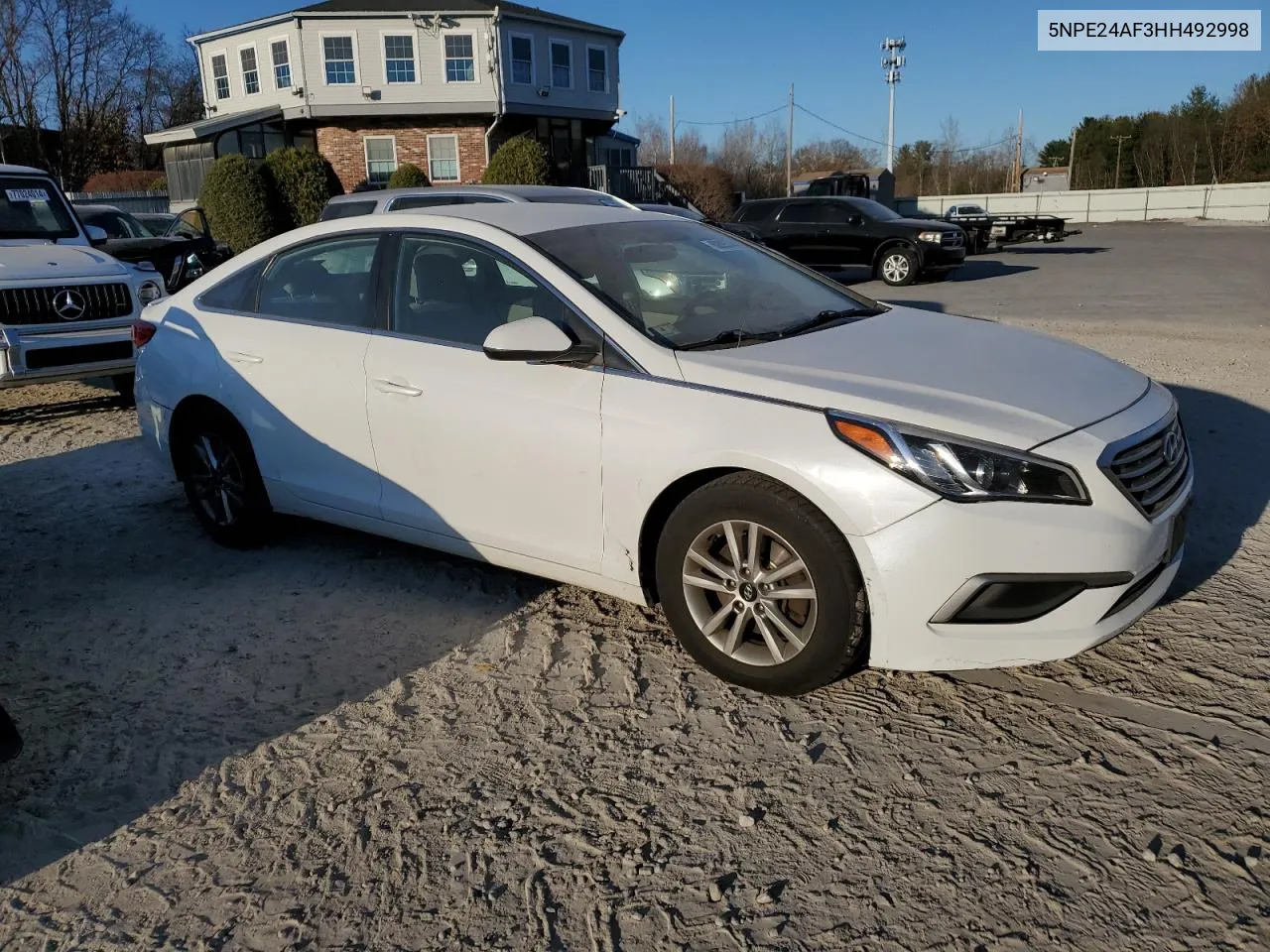 2017 Hyundai Sonata Se VIN: 5NPE24AF3HH492998 Lot: 80895344