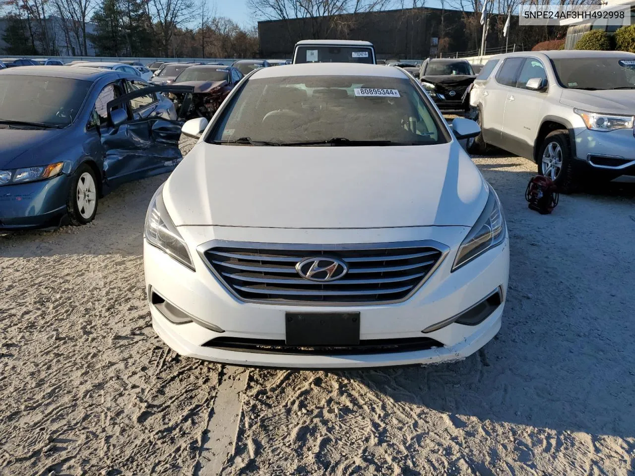 2017 Hyundai Sonata Se VIN: 5NPE24AF3HH492998 Lot: 80895344