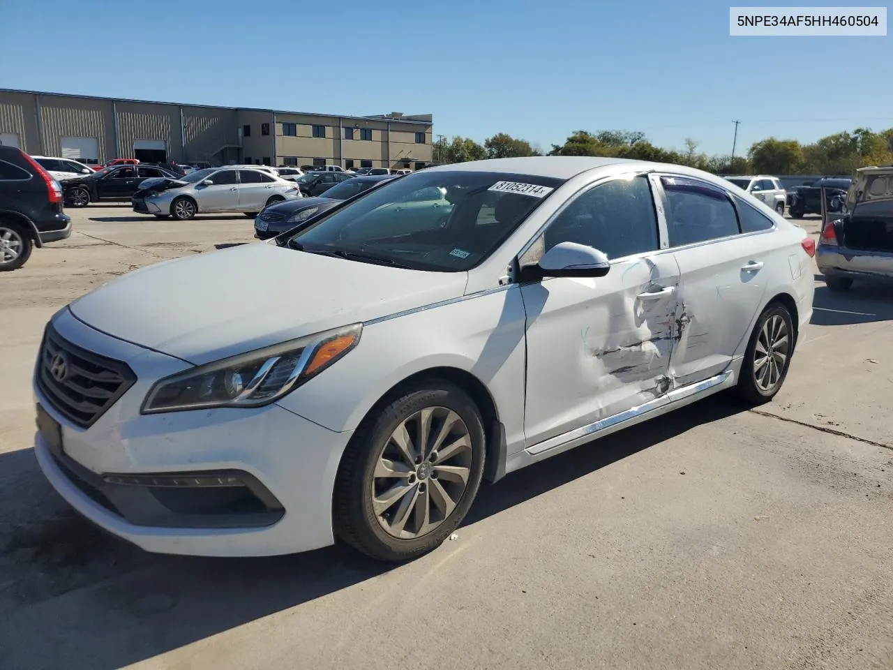 2017 Hyundai Sonata Sport VIN: 5NPE34AF5HH460504 Lot: 81052314