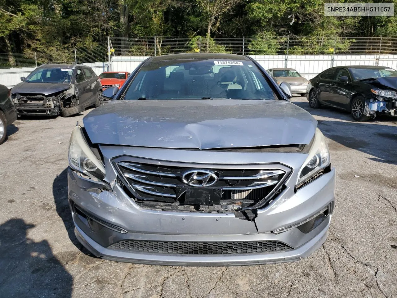 2017 Hyundai Sonata Sport VIN: 5NPE34AB5HH511657 Lot: 81548484