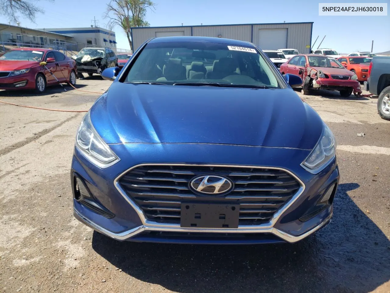 2018 Hyundai Sonata Se VIN: 5NPE24AF2JH630018 Lot: 52104014