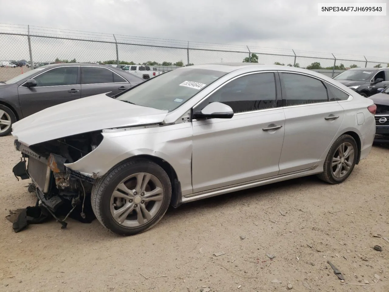 2018 Hyundai Sonata Sport VIN: 5NPE34AF7JH699543 Lot: 52494644