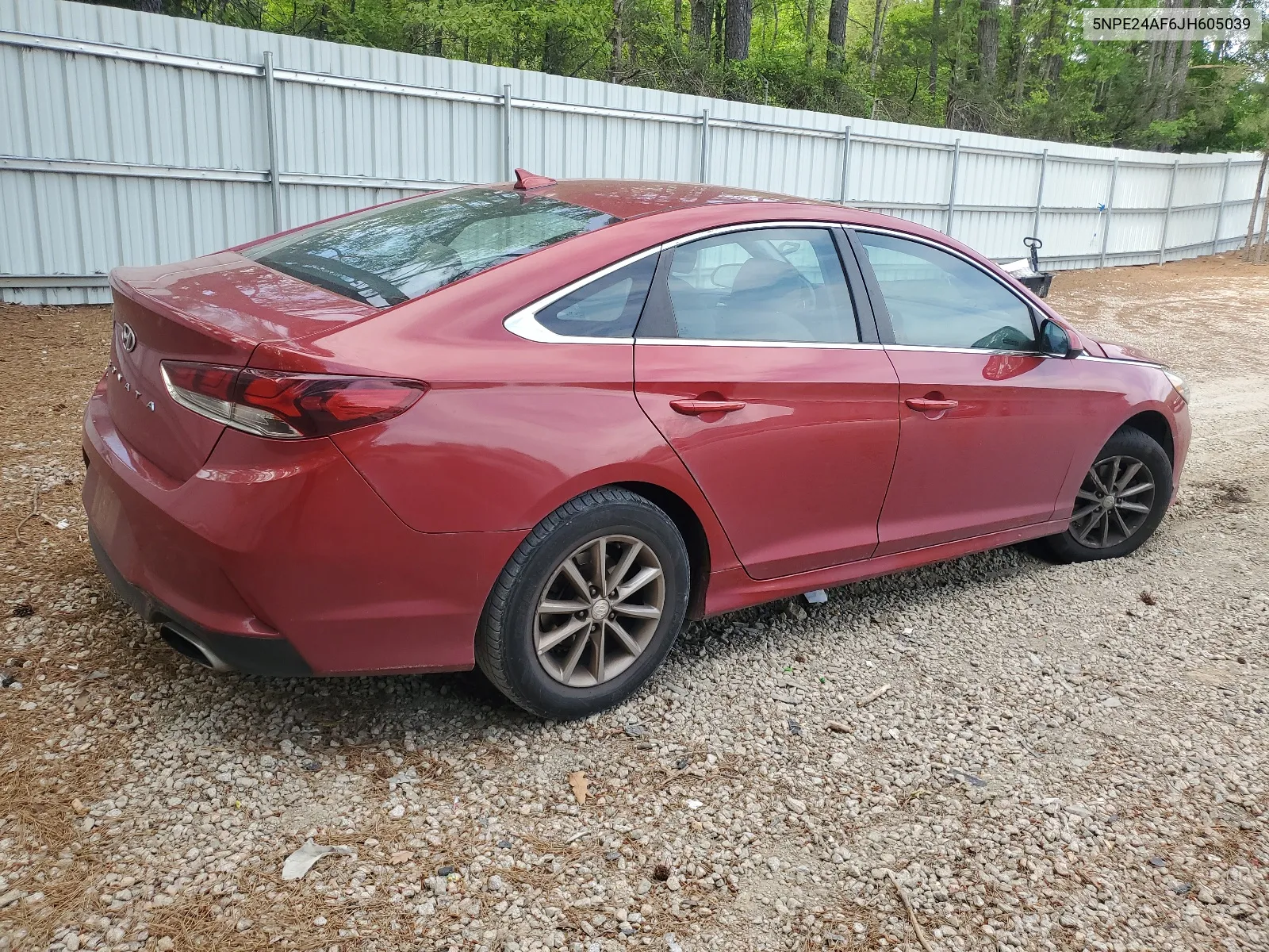 2018 Hyundai Sonata Se VIN: 5NPE24AF6JH605039 Lot: 52517444