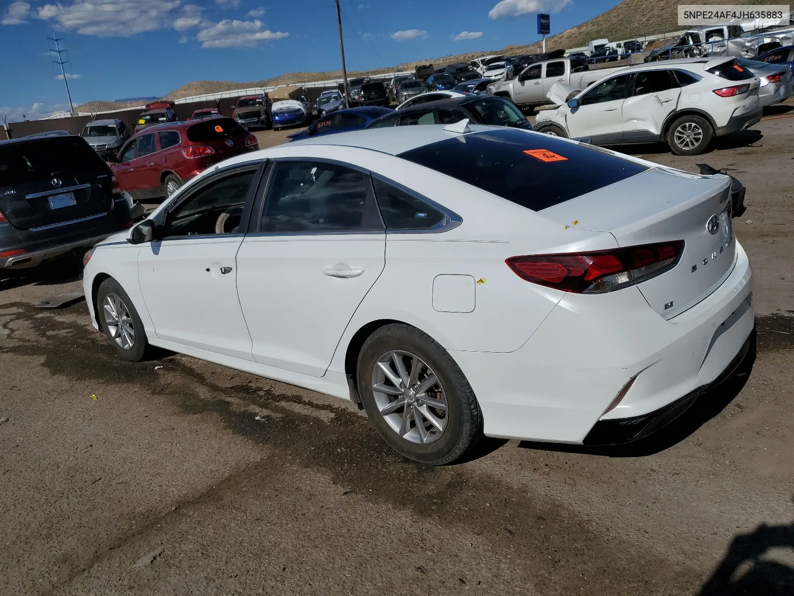 2018 Hyundai Sonata Se VIN: 5NPE24AF4JH635883 Lot: 53217184