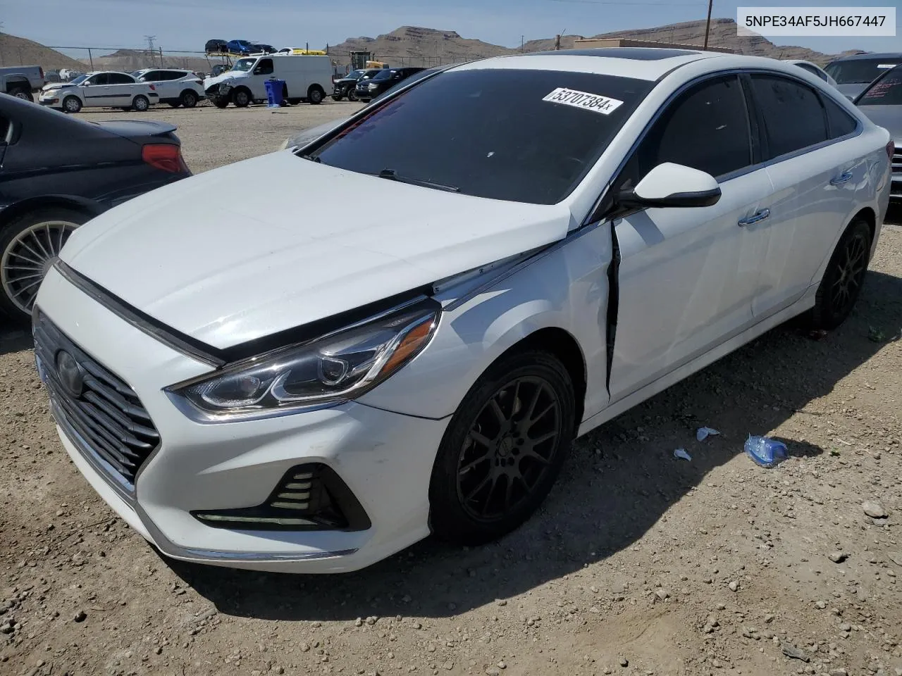 2018 Hyundai Sonata Sport VIN: 5NPE34AF5JH667447 Lot: 53707384