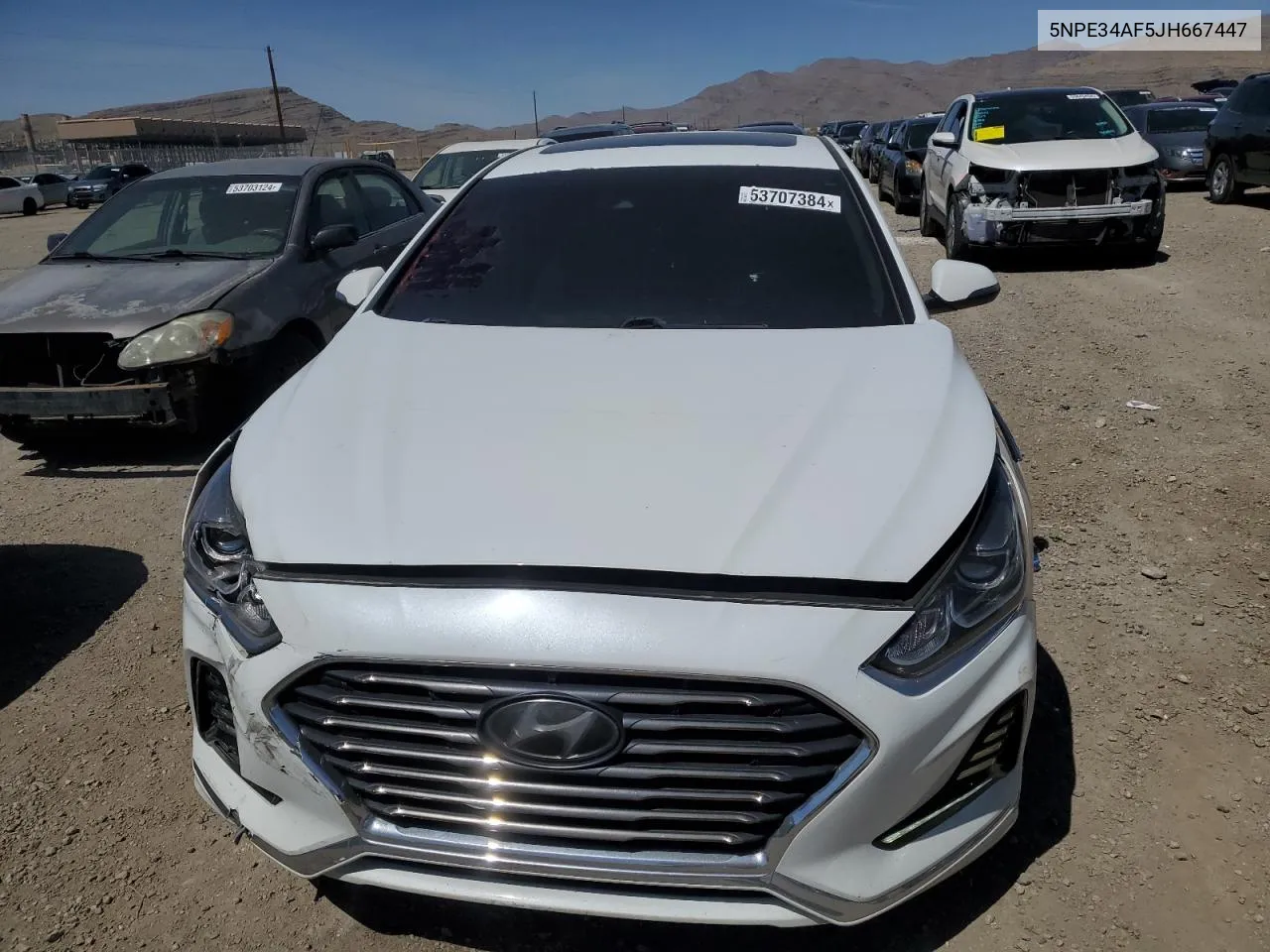 2018 Hyundai Sonata Sport VIN: 5NPE34AF5JH667447 Lot: 53707384