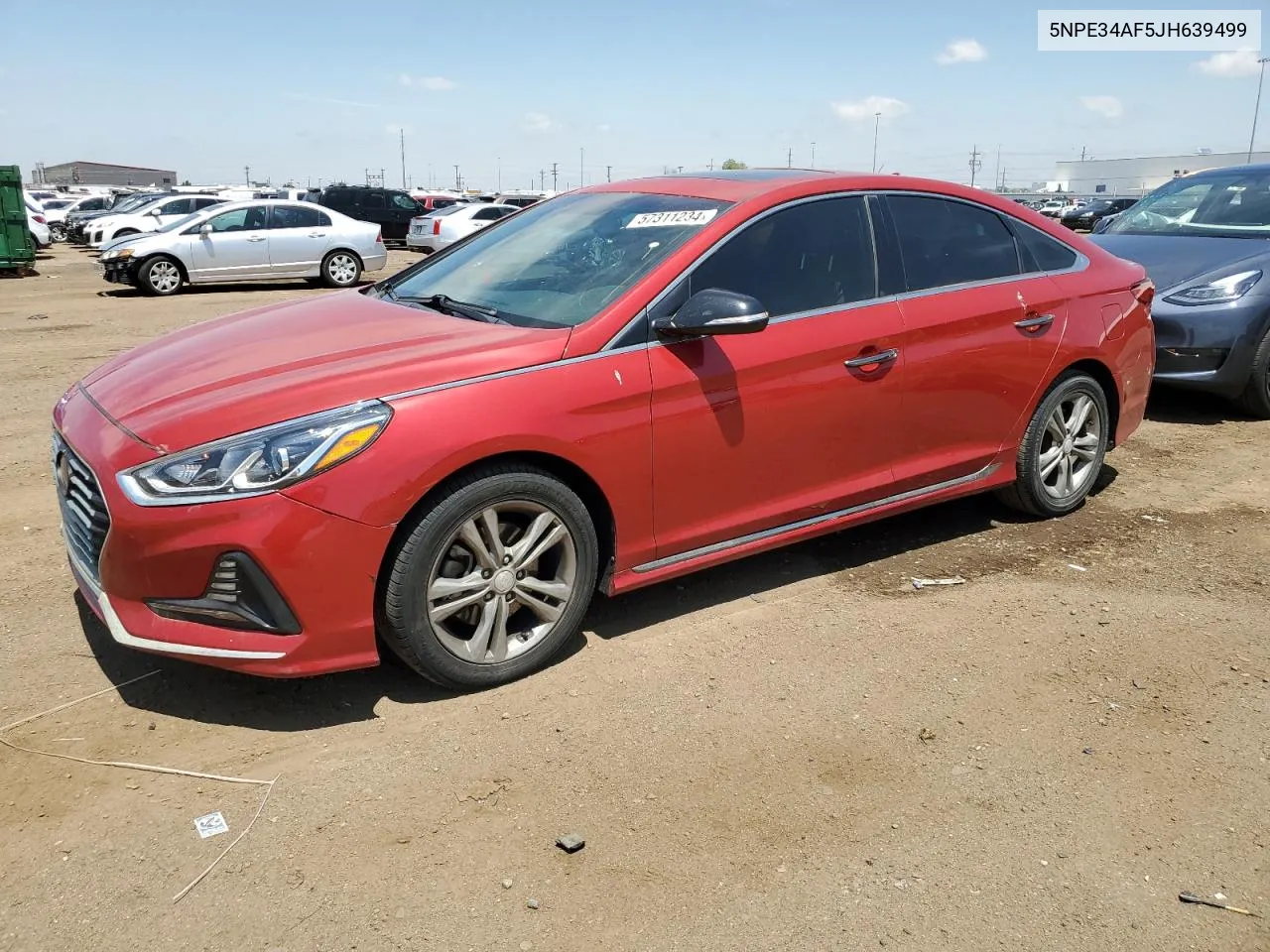 5NPE34AF5JH639499 2018 Hyundai Sonata Sport