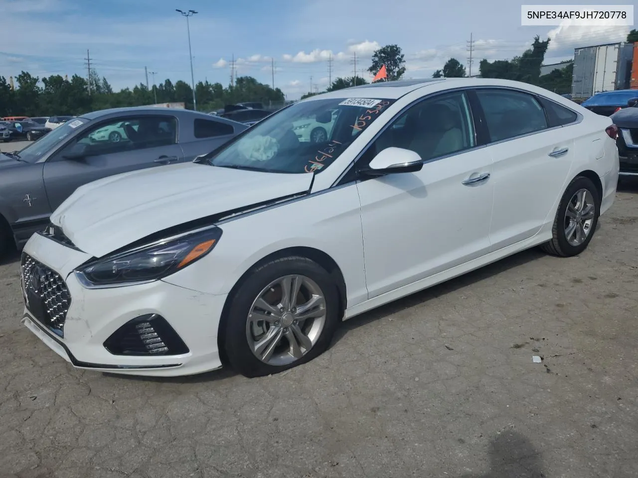 5NPE34AF9JH720778 2018 Hyundai Sonata Sport