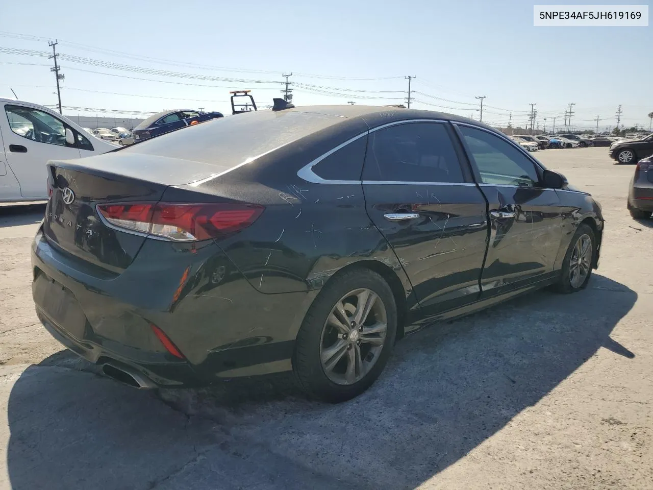 5NPE34AF5JH619169 2018 Hyundai Sonata Sport