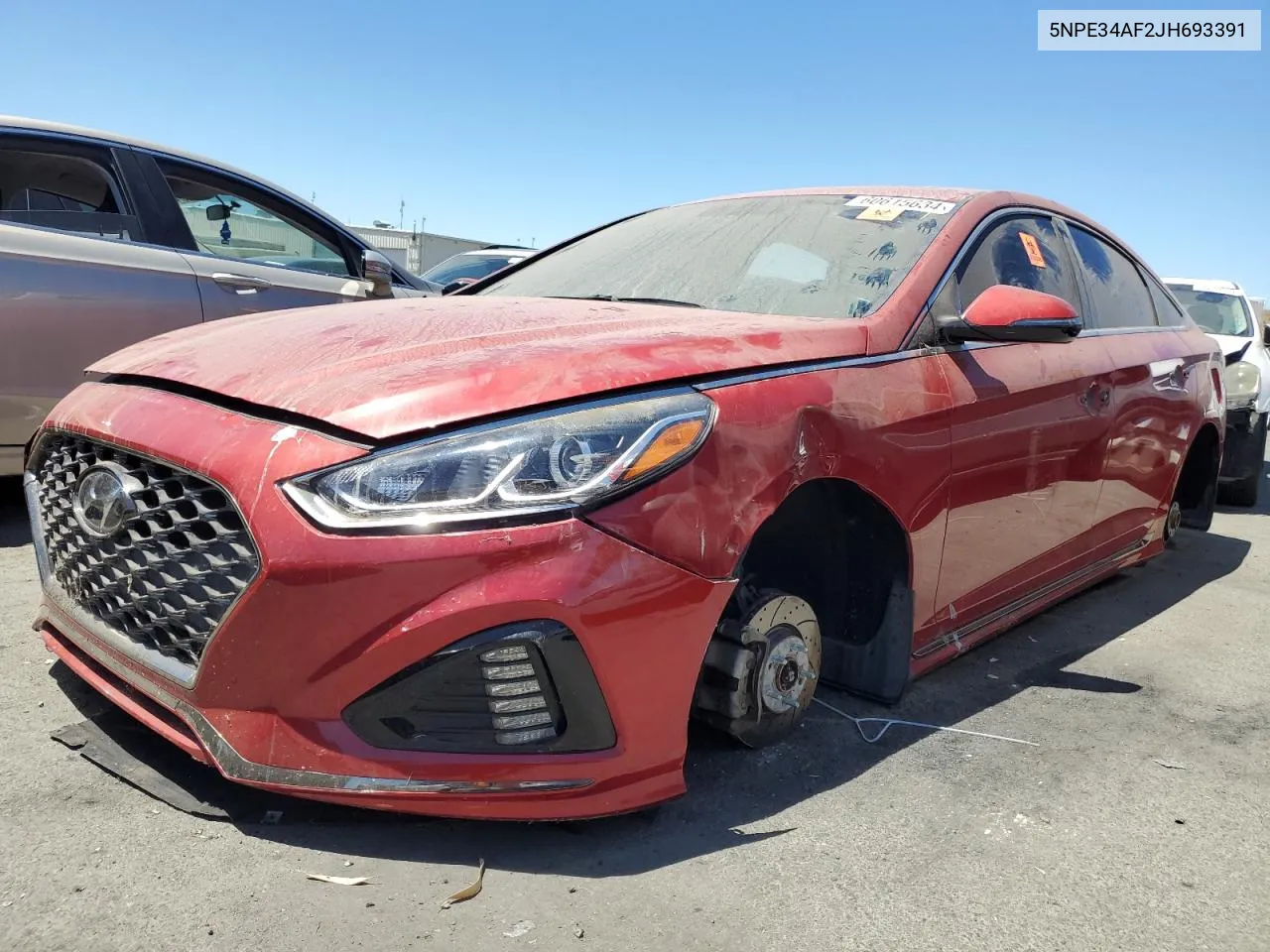 2018 Hyundai Sonata Sport VIN: 5NPE34AF2JH693391 Lot: 60615634