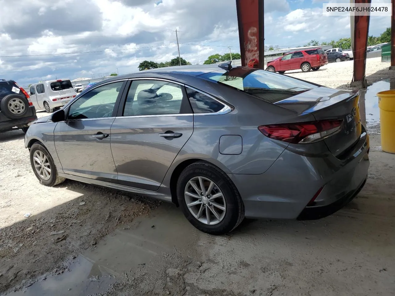 2018 Hyundai Sonata Se VIN: 5NPE24AF6JH624478 Lot: 60931754