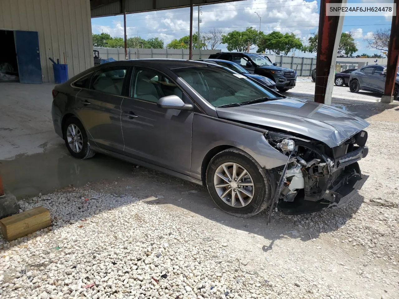 2018 Hyundai Sonata Se VIN: 5NPE24AF6JH624478 Lot: 60931754