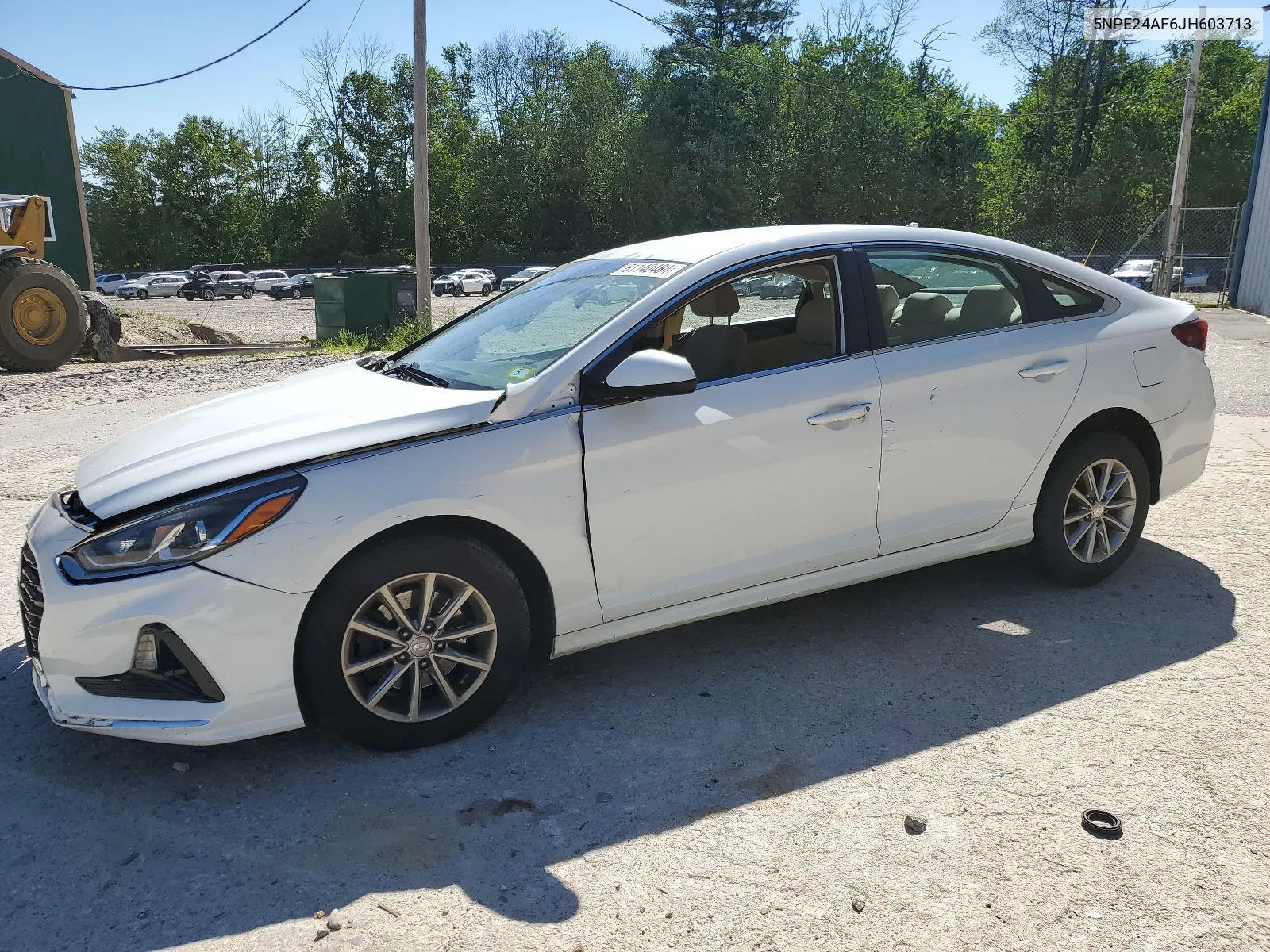 2018 Hyundai Sonata Se VIN: 5NPE24AF6JH603713 Lot: 61140484