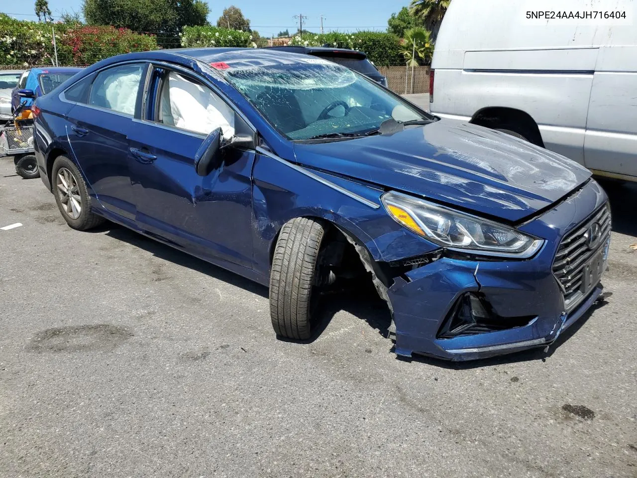 2018 Hyundai Sonata Eco VIN: 5NPE24AA4JH716404 Lot: 61530344