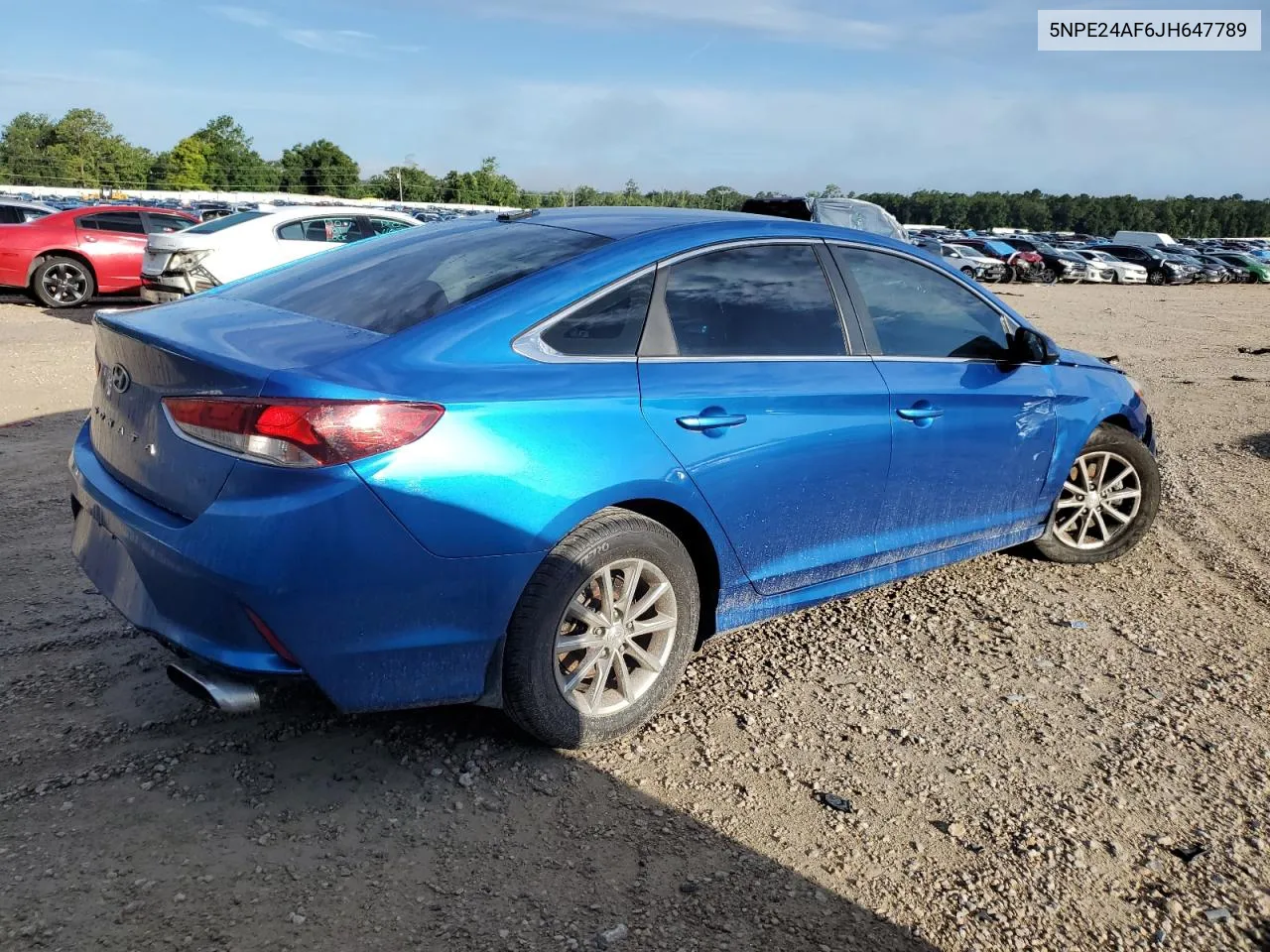 2018 Hyundai Sonata Se VIN: 5NPE24AF6JH647789 Lot: 63059904