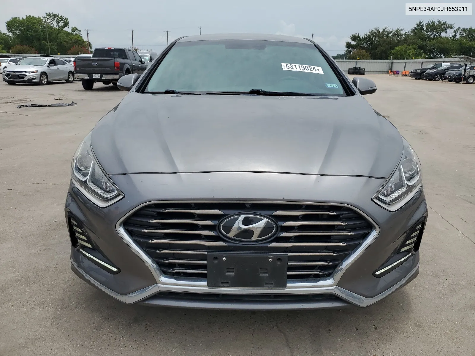 2018 Hyundai Sonata Sport VIN: 5NPE34AF0JH653911 Lot: 63119024